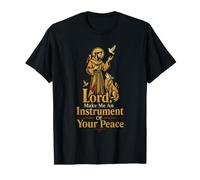Catholic Lord Make Me an Instrument of Peace Gift T-Shirt