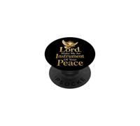 Catholic Lord Make Me An Instrument Of Your Peace Gift PopSockets Adhesive PopGrip