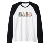 Catholic Marian Apparitions Our Lady Raglan Baseball Tee