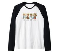 Catholic Marian Apparitions Our Lady Raglan Baseball Tee
