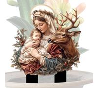 Catholic Mary for Garden, Blessed Mary Garden Statue - Waterproof Outdoor Sculpture | Outdoor Statues for Garden Decorations, Stylish and Multifunctional Design for the Garden