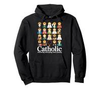 Catholic Mass Rosary Bible Prayer Faith Christian Saints Pullover Hoodie