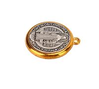Catholic Medals, Metal Material Nickel Free ST Benedict Medal Rustproof Exquisite Pattern for Men