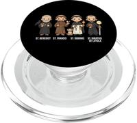Catholic Men Saints Kids Faith Holy PopSockets PopGrip for MagSafe
