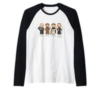 Catholic Men Saints Kids Faith Holy Raglan Baseball Tee