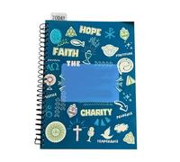Catholic Planner | Adults Goal Planners Notebook | 8.2x11 Inches Academic Catholic Religious Faith Study Notebook for Church Home Men Women