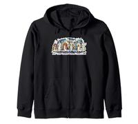 Catholic Pope Holy Saint Religious Vatican Zip Hoodie