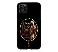Catholic Pray Hope And Don't Worry Padre Pio Gift Case for iPhone 11 Pro Max