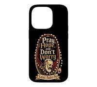 Catholic Pray Hope And Don't Worry Padre Pio Gift Case for iPhone 14 Pro