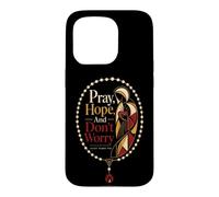 Catholic Pray Hope And Don't Worry Padre Pio Gift Case for iPhone 15 Pro
