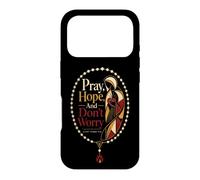 Catholic Pray Hope And Don't Worry Padre Pio Gift Case for iPhone 17 Pro