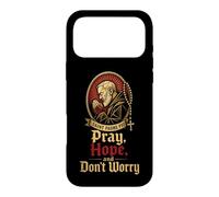 Catholic Pray Hope And Don't Worry Padre Pio Gift Case for iPhone 17 Pro Max