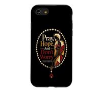 Catholic Pray Hope And Don't Worry Padre Pio Gift Case for iPhone SE (2020) / 7/8