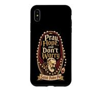 Catholic Pray Hope And Don't Worry Padre Pio Gift Case for iPhone XS Max