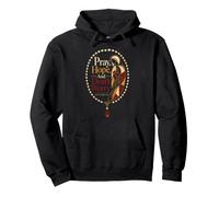 Catholic Pray Hope And Don't Worry Padre Pio Gift Pullover Hoodie