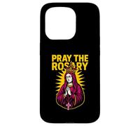 Catholic Pray the Rosary Vintage Mens Surgery Recover Case for iPhone 15 Pro
