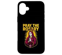 Catholic Pray the Rosary Vintage Mens Surgery Recover Case for iPhone 16 Plus