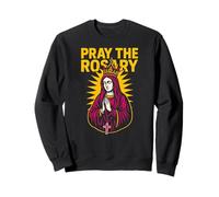 Catholic Pray the Rosary Vintage Mens Surgery Recover Sweatshirt