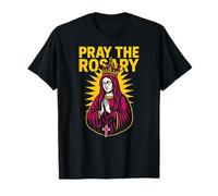 Catholic Pray The Rosary Vintage Mens Surgery Recover T-Shirt