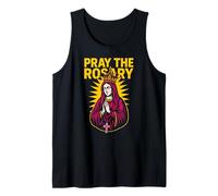 Catholic Pray The Rosary Vintage Mens Surgery Recover Tank Top