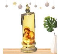 Catholic Prayer Candles - Flameless Candle for Serenity Prayer | Festive LED Religious Candles 18.3 x 6.3 cm, Devotional Prayer Candle, LED Religious Candles, Cand
