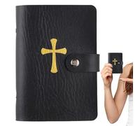 Catholic Prayer Card Holder PU Leather Portable Travel Wallet,