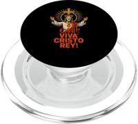 Catholic Pride Viva Cristo Rey Vintage Mens Get Well PopSockets PopGrip for MagSafe