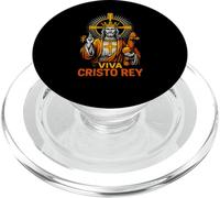 Catholic Pride Viva Cristo Rey Vintage Mens Get Well PopSockets PopGrip for MagSafe