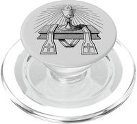 Catholic Priesthood Symbol Eucharist Chalice Stole Line Art PopSockets PopGrip for MagSafe