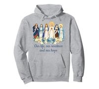 Catholic Religious Catholic Mother Our Life Our Sweet Hope Pullover Hoodie
