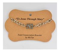 Catholic & Religious Men OR Womens 7.5 Total Consecration to ST. Mary Bracelet