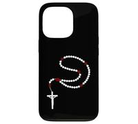 Catholic Rosary Beads Crucifix Christian Faith Case for iPhone 13 Pro