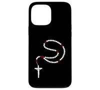 Catholic Rosary Beads Crucifix Christian Faith Case for iPhone 13 Pro Max