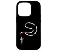 Catholic Rosary Beads Crucifix Christian Faith Case for iPhone 14 Pro