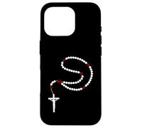 Catholic Rosary Beads Crucifix Christian Faith Case for iPhone 16 Pro