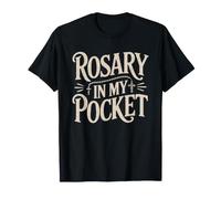 Catholic Rosary Pocket Faith Carry Always Protection Prayer T-Shirt