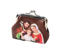 Catholic Rosary Religious Jewelry Storage Bag with Kiss for Coin Purses Catholic Rosary