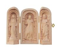 Catholic Sacred Mini Table Swing Car Swing Beech Wood Saint Joseph Crafts Christian Decoration 10cm Gift Accessories Religious Ornament, Religious Comfort, Spiritual Spiritual Ornament, Religi