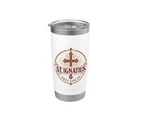 Catholic Saint Intercession Cross Prayer Devotional Stainless Steel Insulated Tumbler