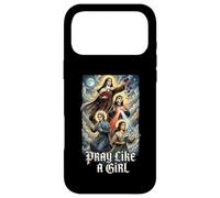 Catholic Saint Pray Like A Girl Women Case for iPhone 17 Pro Max