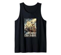 Catholic Saint Pray Like A Girl Women Tank Top