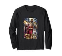 Catholic Saint Pray Like A Queen Women Religious Long Sleeve T-Shirt