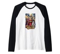 Catholic Saint Pray Like A Queen Women Religious Raglan Baseball Tee