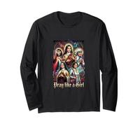 Catholic Saint Pray Like A Women Long Sleeve T-Shirt
