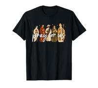 Catholic Saints Pray for Us Faith Religious Men Women T-Shirt