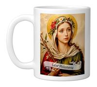 Catholic Saints St Philomena Religious Design | Ceramic Coffee Mug | 11 OZ