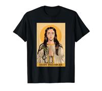 Catholic Shirt Saint Philomena Religious Christian Minister Value Graphic T-Shirt, Men, Black, S