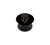 Catholic Since 33 A.D. Christian Faith Gift PopSockets Adhesive PopGrip
