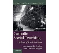 Catholic Social Teaching: A Volume of Scholarly Essays (Law and Christianity)