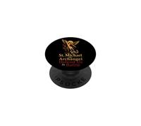 Catholic St Michael The Archangel Defend Us Gift PopSockets Adhesive PopGrip